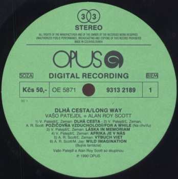 LP Vašo Patejdl: Dlhá Cesta / Long Way
