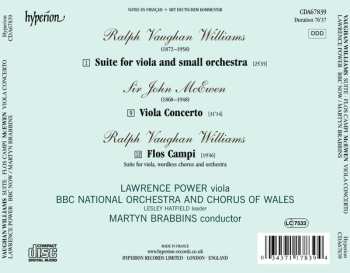 CD Ralph Vaughan Williams: Flos Campi • Suite For Viola And Small Orchestra • Viola Concerto
