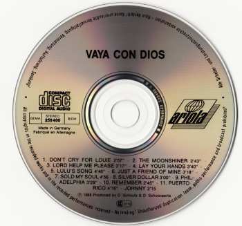 CD Vaya Con Dios: Vaya Con Dios 38536