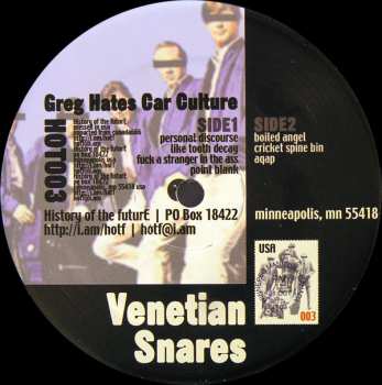 Album Venetian Snares: Greg Hates Car Culture