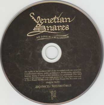 CD Venetian Snares: My Love Is A Bulldozer 383715