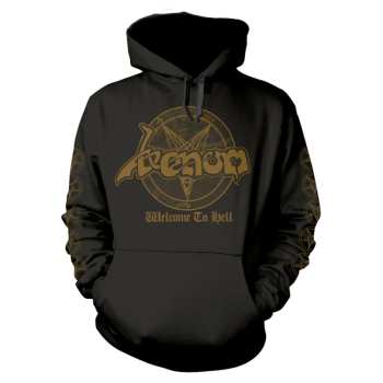 Merch Venom: Mikina S Kapucí Welcome To Hell (gold)