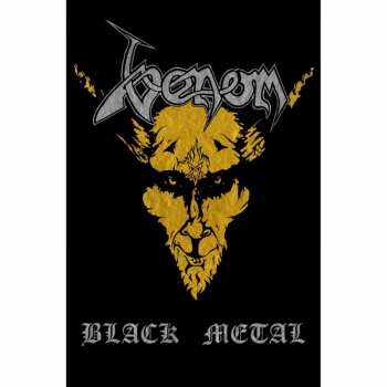 Merch Venom: Textilní Plakát Black Metal