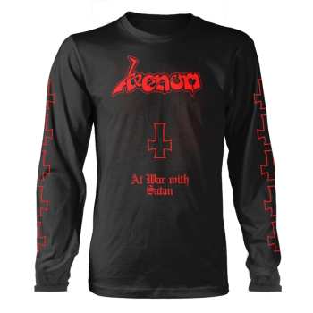 Merch Venom: Tričko S Dlouhým Rukávem At War With Satan (red)