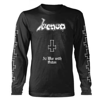 Merch Venom: Tričko S Dlouhým Rukávem At War With Satan (white)