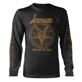 Merch Venom: Tričko S Dlouhým Rukávem Welcome To Hell (gold)