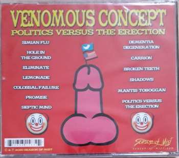 CD Venomous Concept: Politics Versus The Erection 28381