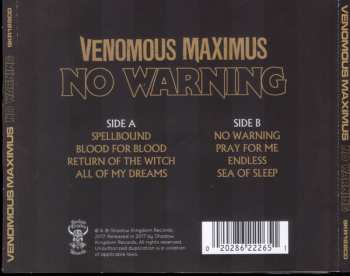 CD Venomous Maximus: No Warning 234387