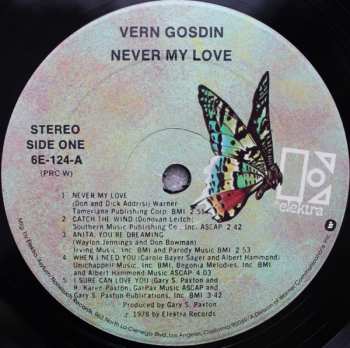 LP Vern Gosdin: Never My Love 425510