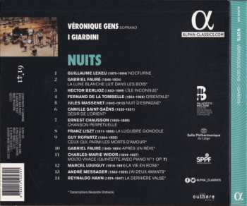 CD Véronique Gens: Nuits 325172