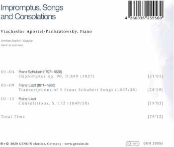 CD Viacheslav Apostel-Pankratowsky: Impromptus, Songs And Consolations 318861