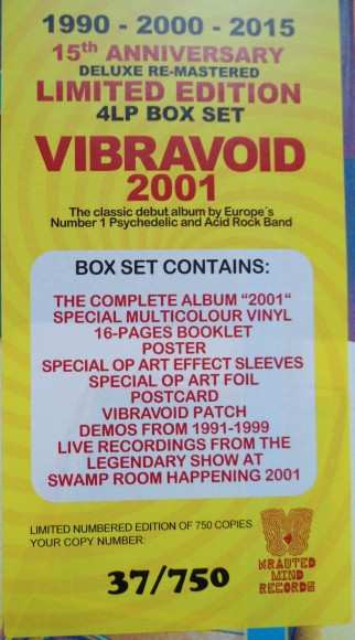 4LP/Box Set Vibravoid: 2001 - 15th Anniversary Edition LTD | NUM 352878