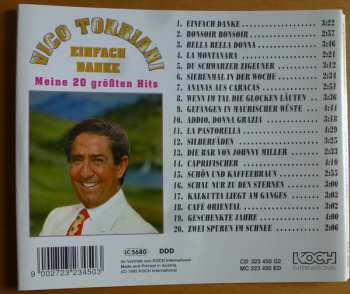 CD Vico Torriani: Einfach Danke - Meine 20 Größten Hits 185905