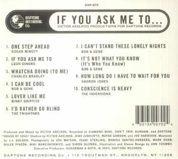 CD Victor Axelrod: If You Ask Me To... (Victor Axelrod Productions For Daptone Records) 494687