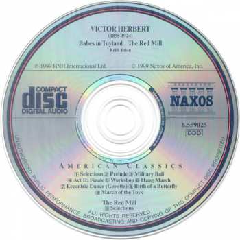 CD Victor Herbert: Babes In Toyland • The Red Mill 306441