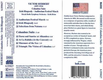 CD Victor Herbert: Victor Herbert: Columbus Suite, Irish Rhapsody, Auditorium Festival March 314339