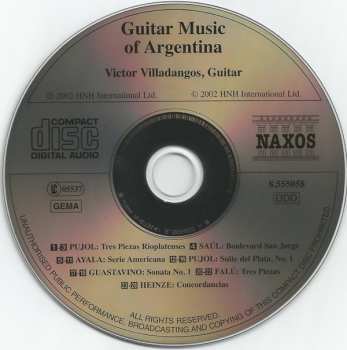 CD Victor Villadangos: Guitar Music Of Argentina 398060
