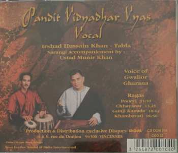 CD Vidyadhar Vyas: Voice Of Gwalior Gharana 253967