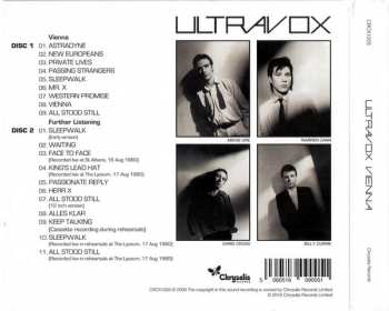 2CD Ultravox: Vienna 38878
