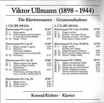 2CD Viktor Ullmann: Die Klaviersonaten • Gesamtaufnahme 324091