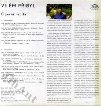 LP Vilém Přibyl: Operní Recitál