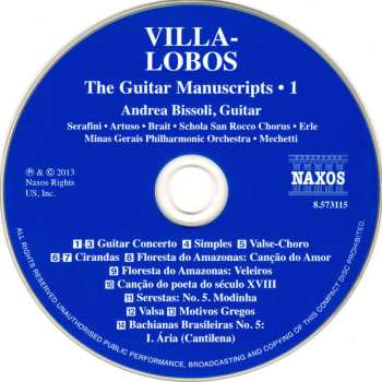 3CD Heitor Villa-Lobos: Complete Guitar Manuscripts 451096