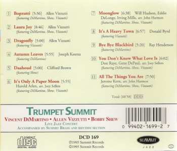 CD Vince DiMartino: Trumpet Summit (Live Jazz Concert Accompanied By Summit Brass And Rhythm Section) 308581