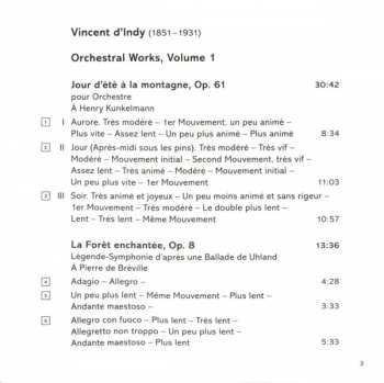 CD Vincent d'Indy: Orchestral Works, Vol. 1 287228