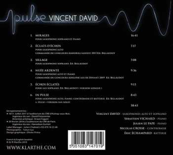 CD Vincent David: Pulse 497331
