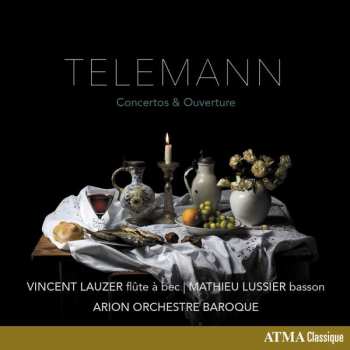 Album Vincent Lauzer: Telemann - Concertos & Ouverture