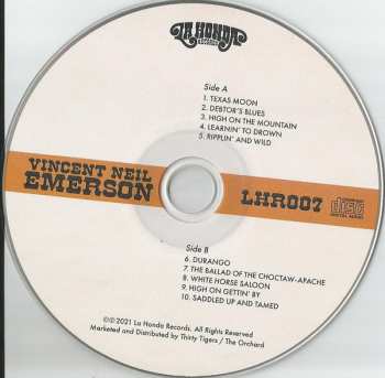 CD Vincent Neil Emerson: Vincent Neil Emerson 180702