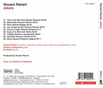 CD Vincent Peirani: Jokers 391459