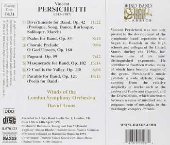 CD Vincent Persichetti: Divertimento · Masquerade · Parable 283426
