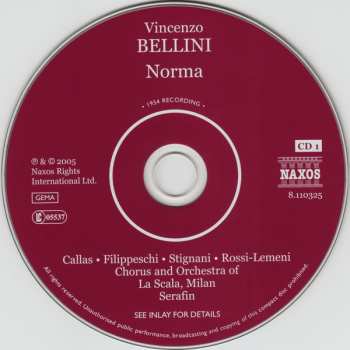 3CD Vincenzo Bellini: Norma 352234