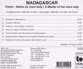 CD Vinelo: Madagascar:Vinelo - A Master Of The Maro Tady 279203