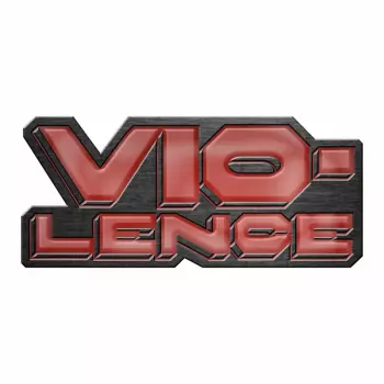 Placka Logo Vio-lence Ocel
