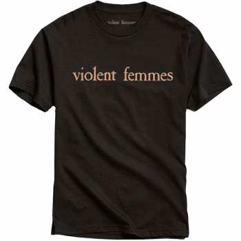 Merch Violent Femmes: Tričko Salmon Pink Vintage Logo Violent Femmes  XXL
