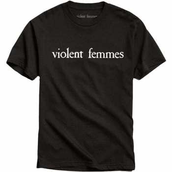 Merch Violent Femmes: Tričko White Vintage Logo Violent Femmes 