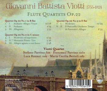 CD Giovanni Battista Viotti: Flute Quartets Op. 22 486089