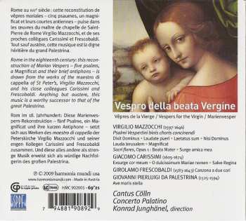 CD Virgilio Mazzocchi: Vespro Della Beata Vergine 240607