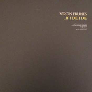 LP Virgin Prunes: …If I Die, I Die LTD | CLR 405668