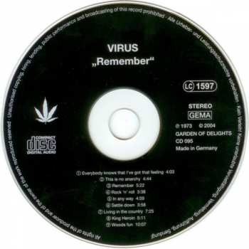 CD Virus: Remember 183319