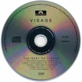 CD Visage: Fade To Grey (The Best Of Visage) 4281