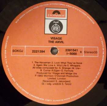 LP Visage: The Anvil 408319