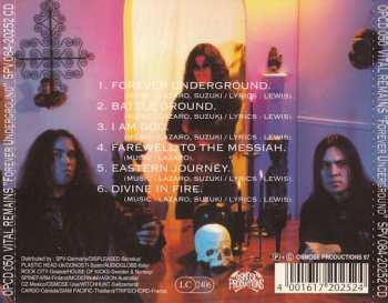 CD Vital Remains: Forever Underground 308649