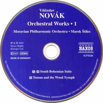 CD Vítězslav Novák: Orchestral Works • 1 113078