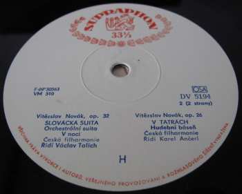 LP Vítězslav Novák: Slovácká Suita 365972