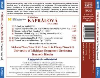 CD Vitezslava Kapralova: Waving Farewell 282423
