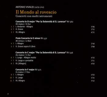 CD Antonio Vivaldi: Il Mondo Al Rovescio (Concerti Con Molti Istromenti) 429094
