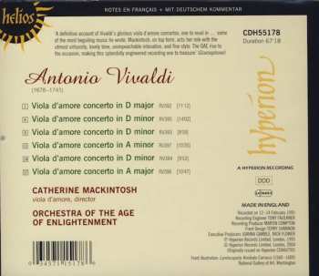 CD Antonio Vivaldi: Viola D'amore Concertos 415272